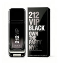 Perfume 212 VIP Black EDP Masculino (100 ml) – Fragrância Oriental Picante | Alta Fixação para Festas e Eventos Noturnos